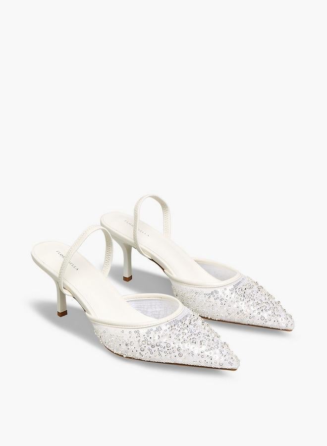 Flora Bella By Shoexpress Flora Bella Women Embellished Slingback Shoes Ramadan Collection - Image 2